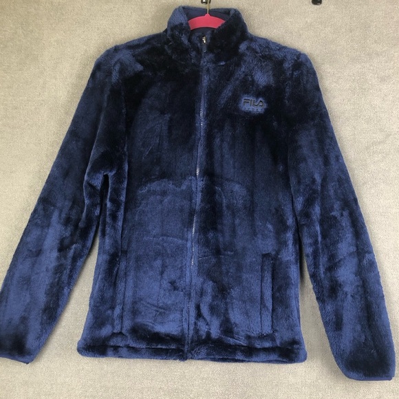 Fila Sport Faux Fur Jacket size M - Picture 1 of 7